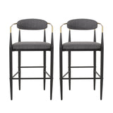 Counter Height Upholstered Barstools (Set of 2)