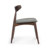 Retro Dining Chairs With Ergonomic Back (Set of 2)