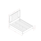 Star - 5 Pieces Bedroom Set Modern Design With LED