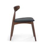 Retro Dining Chairs With Ergonomic Back (Set of 2)