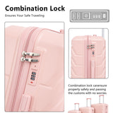 3 Pieces Set 20" / 24" / 28" Spinner Wheel Luggage With Combination Lock
