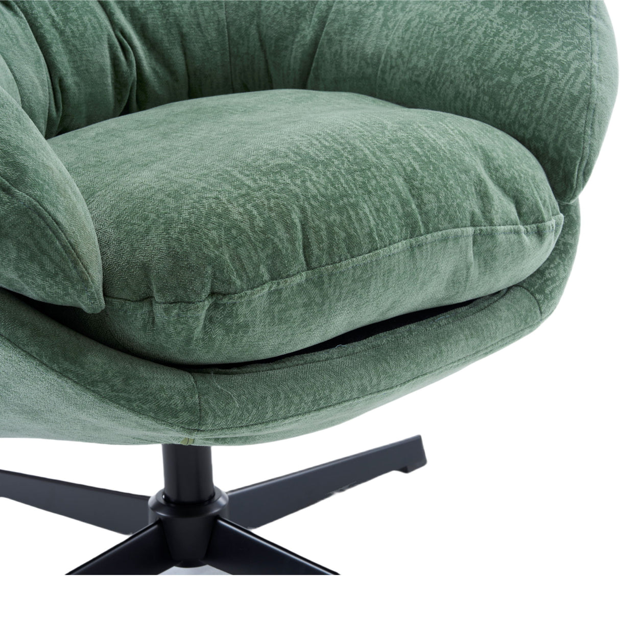 Modern Chenille Office Chair With 360 Degree Swivel