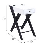 Fierce - Accent Table With Built - In USB Port