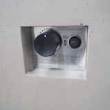 Outdoor Patio Square Gas Burning Concrete Fire Pit 40,000 Btu