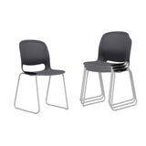 Stacking Chairs (Set of 4) - Black