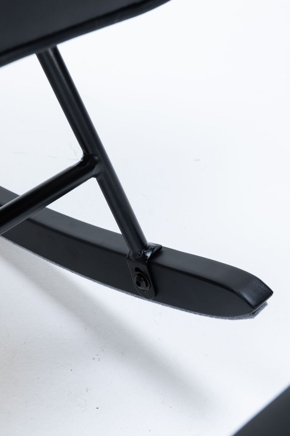 Rocking Accent Chair With Lumbar Pillow And Ottoman