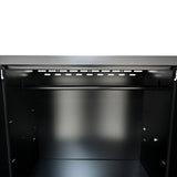 Steel Filing Cabinet With Compartments For Office Use, Storage, File Storage, Archives, And High And Low Cabinets - Black / Red