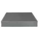 Foldable 9" Twin Size Metal Mattress Box Spring Foundation Bedroom Furniture Bed Base - Gray