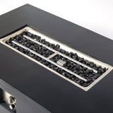 Propane / Natural Gas Fire Pit Table, 50,000 BTU - Charcoal