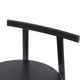 Modern Bar Stools With Backrest For Kitchen (Set of 3)
