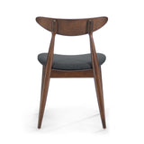 Retro Dining Chairs With Ergonomic Back (Set of 2)