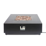 Modern Square Fire Pit With 50,000 Btu