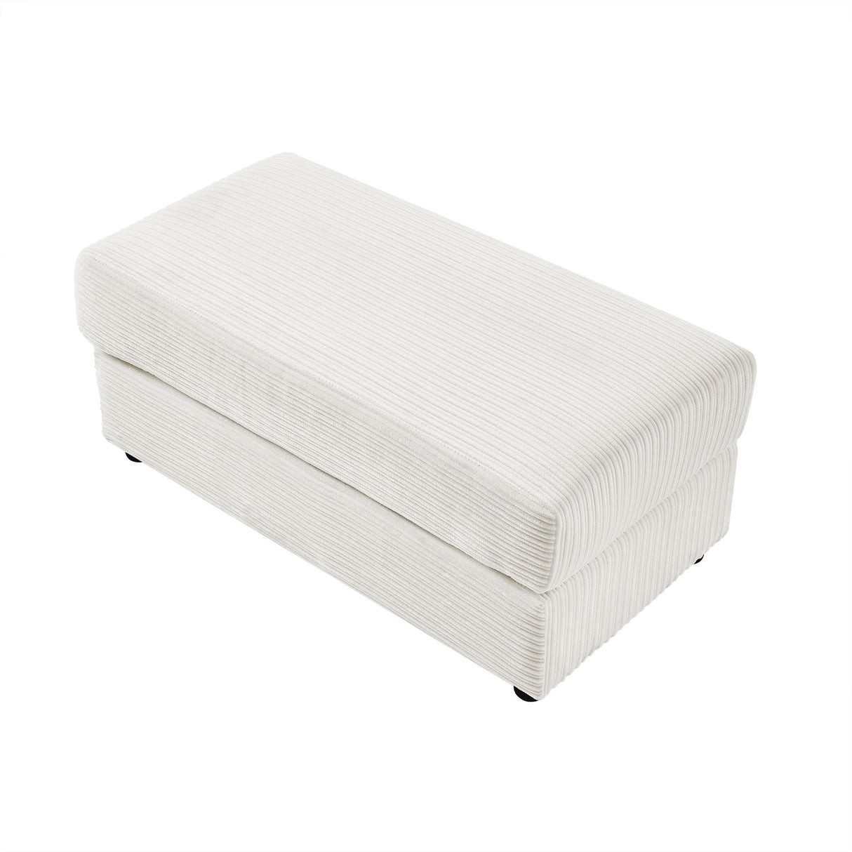 Single Sofa Couch With Storage Space, Movable Ottoman, USB Ports, Cup Holders, Phone Holder