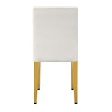 Dining Chairs With Ergonomic Buckle Backrest Comfort