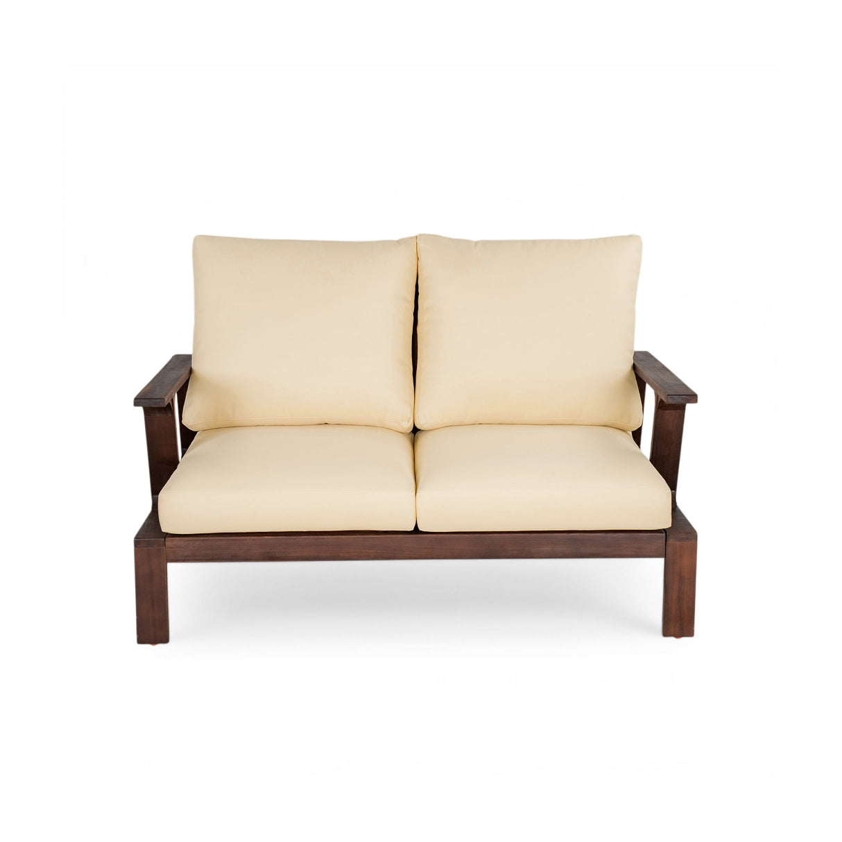 4 Piece Outdoor Sofa Set With Cushions And Coffee Table