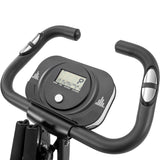 Exercise Bike Folding Stationary Bikes For Home With 16 Level Magnetic Resistance
