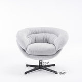Modern Chenille Office Chair With 360 Degree Swivel