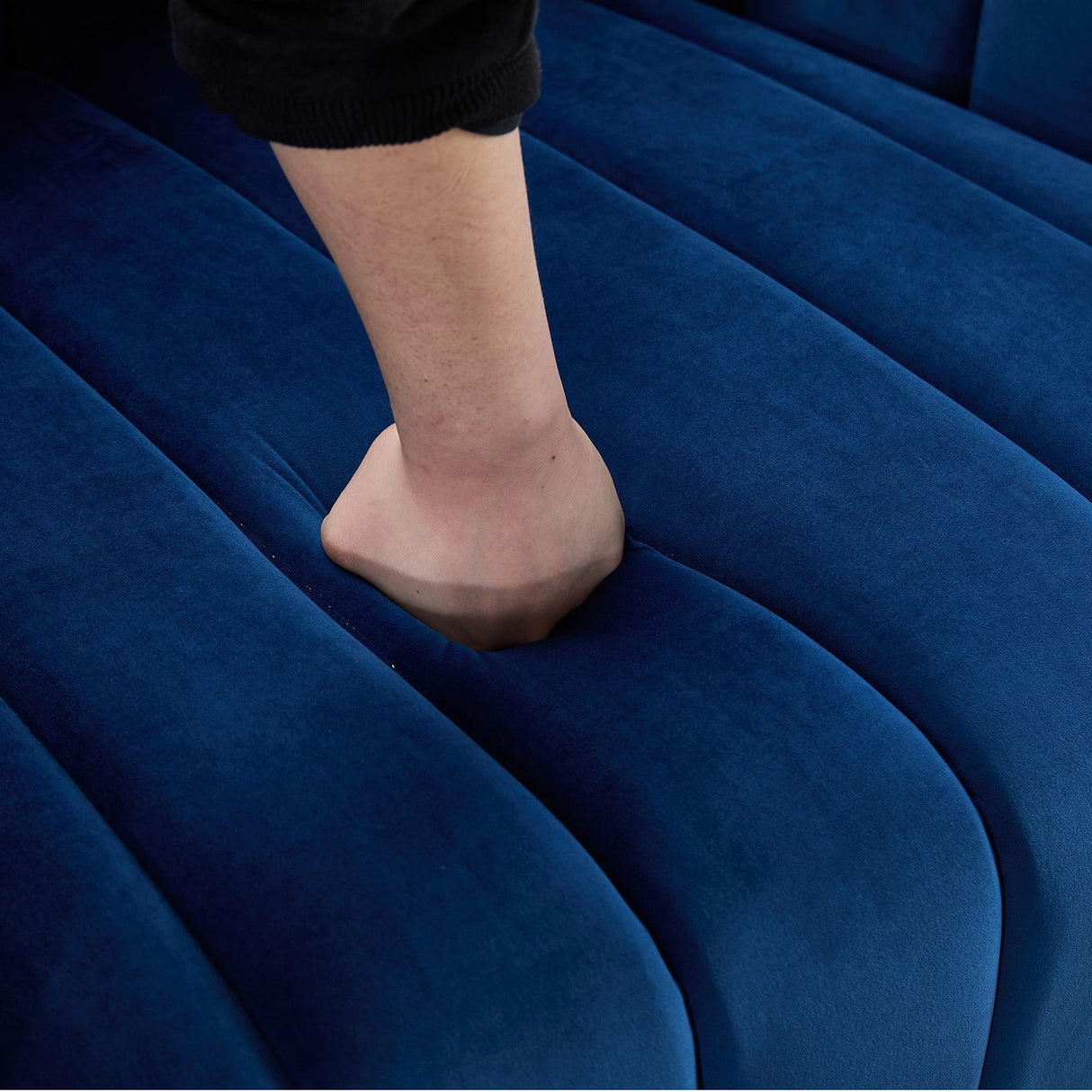 Oversized Velvet Swivel Barrel Accent Chair And Ottoman Set With Storage