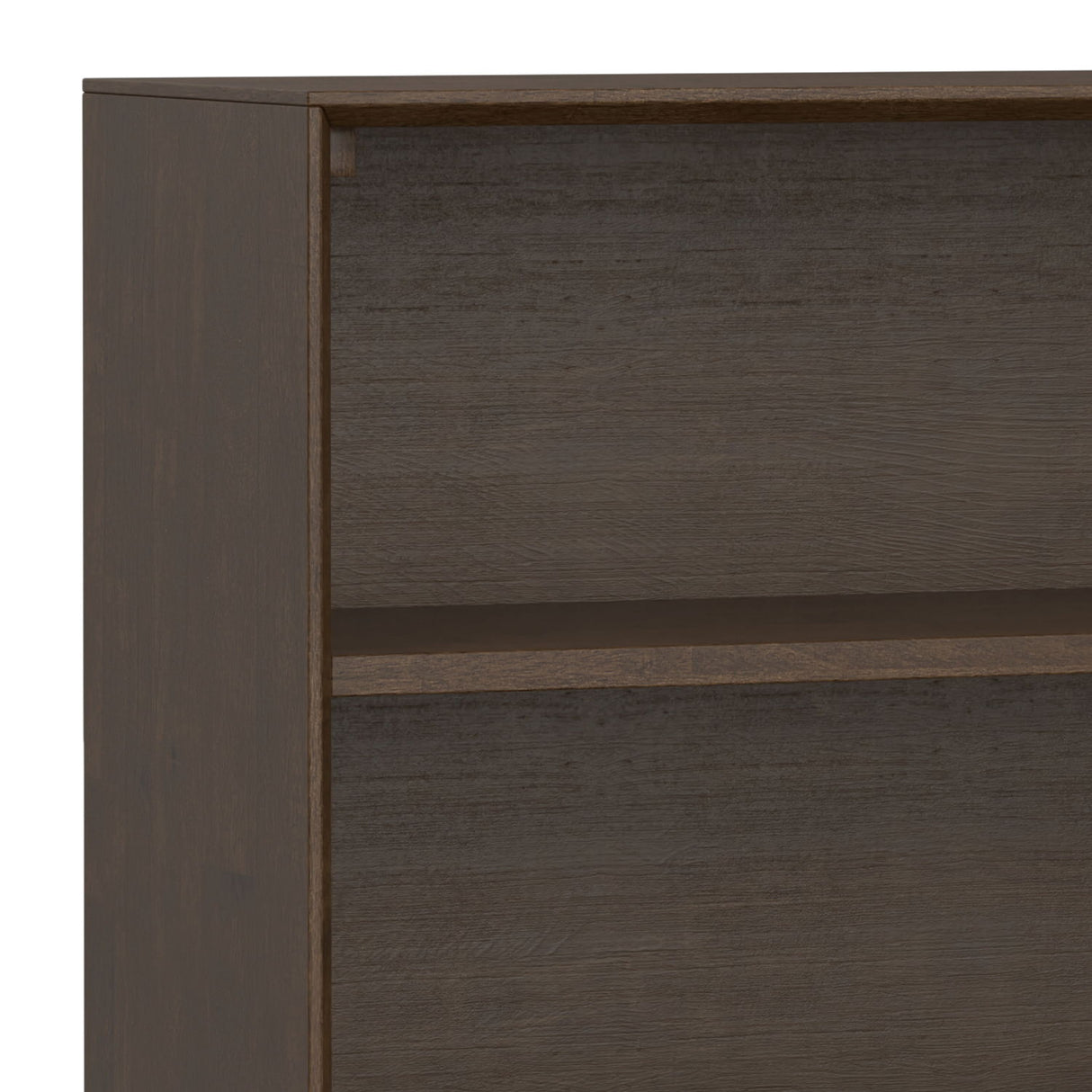 Banting - Low Wide Bookcase - Walnut Brown