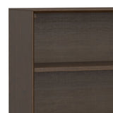 Banting - Low Wide Bookcase - Walnut Brown