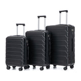 3 Pieces Set 20" / 24" / 28" Spinner Wheel Luggage With Combination Lock