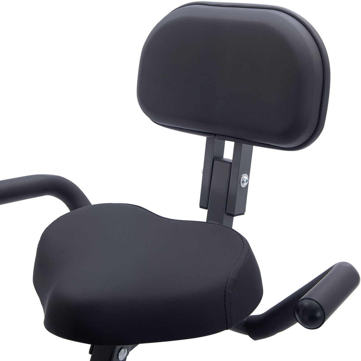 Exercise Bike Folding Stationary Bikes For Home With 16 Level Magnetic Resistance