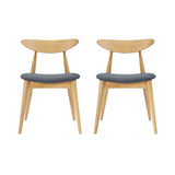Ergonomic Back Dining Chairs (Set of 2)