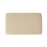 Elegant Upholstered Armchair With Ottoman Set - Beige