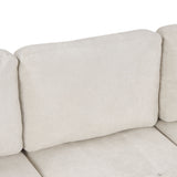 Convertible L Shaped Sofa Couch With Storage, Cup Holders, USB Ports