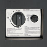 Round Iron Fire Pit With 40,000 Btu