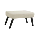 3 In 1 Foldable Linen Chaise Lounge With Adjustable Backrest