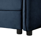 Oversized Chair With Movable Ottoman, Soft Upholstered Lounge Chair