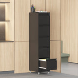 Drawer Metal Locking Vertical File Cabinet With Wheels Heavy Duty Lockable Storage