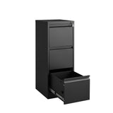 Durable Metal 3 Drawer File Cabinet With Lock For Office Storage