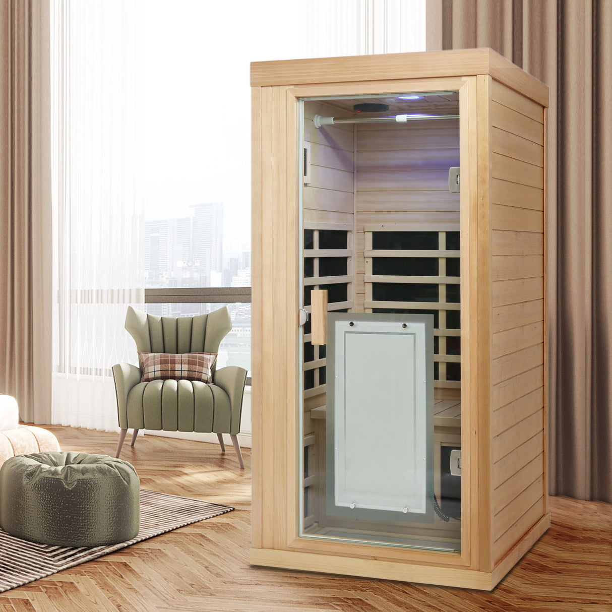 One Person Far Infrared Standard Indoor Sauna Room