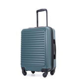 20" Carry On Luggage Lightweight Suitcase, Spinner Wheels