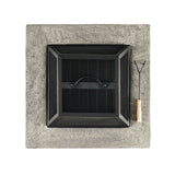 Outdoor Wood Bruning Magnesium Oxide Fire Pit With Lid