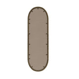 Oval Retro Mirror, Wall Hanging Mirror For Living Room