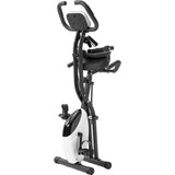 Exercise Bike Folding Stationary Bikes For Home With 16 Level Magnetic Resistance