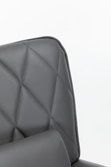 Rocking Accent Chair With Lumbar Pillow And Ottoman