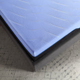 Refresh - 12" King Size Flex Head Latex Foam Hybrid Mattress And Adjustable Base Bundle - Blue