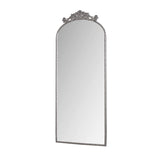 Vintage Arched Full Body Mirror, Wall Mounted For Living Room