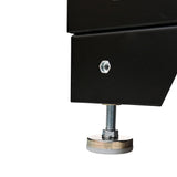 Steel Filing Cabinet With Compartments For Office Use, Storage, File Storage, Archives, And High And Low Cabinets - Black / Red