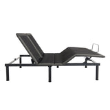 Refresh - 12" Queen Size Flex Head Memory Foam Hybrid Mattress And Adjustable Base Bundle - Blue