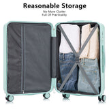 3 Pieces Set 20" / 24" / 28" Spinner Wheel Luggage With Combination Lock