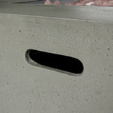 Modern 50,000 Btu Square Fire Table With Propane Tank