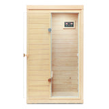 Hemlock Mini 1 Person Far Infrared Door Indoor Sauna Room