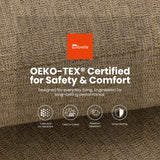 Modern Outdoor Bar Stools With Backrest And Footrest (Set of 2)