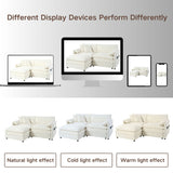 Oversized Chair With Movable Ottoman, Soft Upholstered Lounge Chair