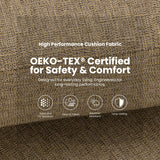 Modern Outdoor Bar Stools With Backrest And Footrest (Set of 2)